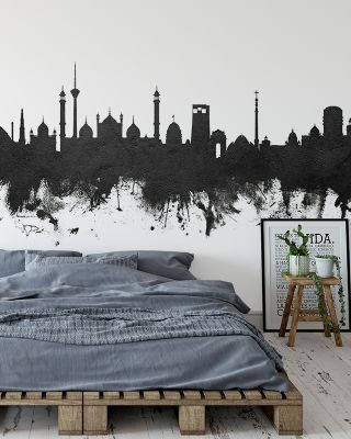 New Delhi India Skyline Scenic Wallpaper