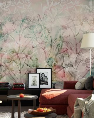 Orchid Mirage Abstract Wallpaper