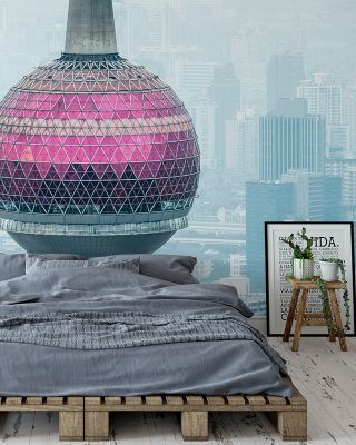 Oriental Pearl Scenic Wallpaper