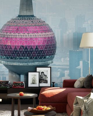 Oriental Pearl Scenic Wallpaper