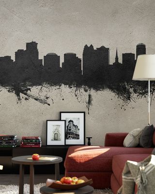 Orlando Florida Skyline Concrete Wallpaper