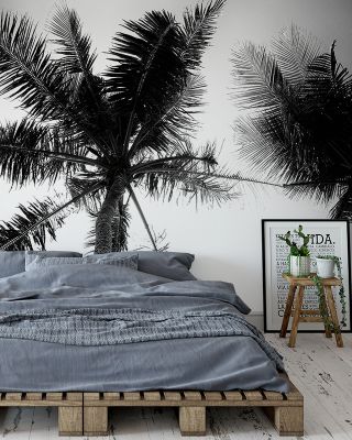 Palm Tree Looking Up II Scenic Wallpaper