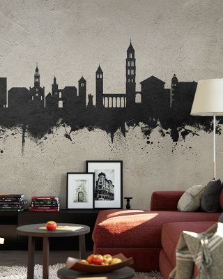 Split Croatia Skyline Concrete Wallpaper