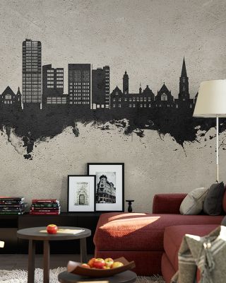 Swindon England Skyline Concrete Wallpaper