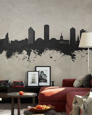 Tallahassee Florida Skyline Concrete Wallpaper