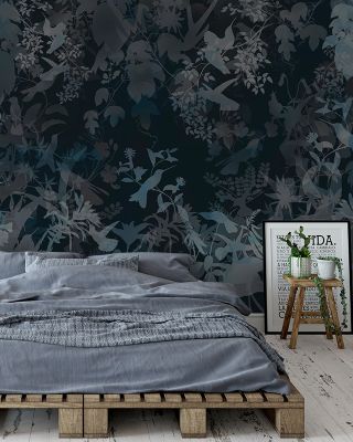 Watermark Birds Dark Abstract Wallpaper