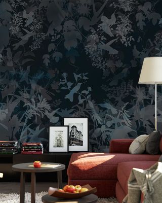 Watermark Birds Dark Abstract Wallpaper