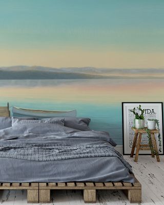 Zen Canoe I Scenic Wallpaper