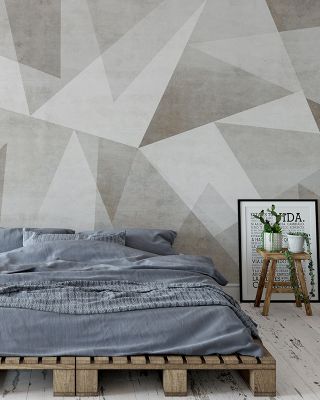 Acute Angles Modern Geometric Wallpaper