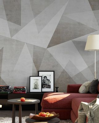 Acute Angles Modern Geometric Wallpaper