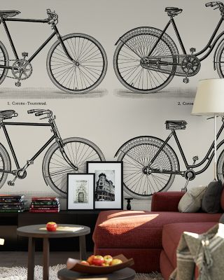 Bike Ride Whimsical Adventure Wallpaper