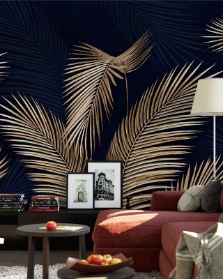 Bright Palms Vibrant Tropical Wallpaper