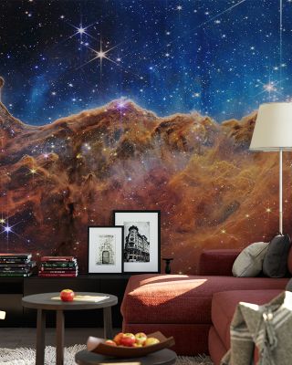 Carina Nebula Cosmic Art Wallpaper