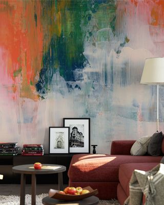 Color Field Painting No.2 Abstract Expressionist Wallpaper