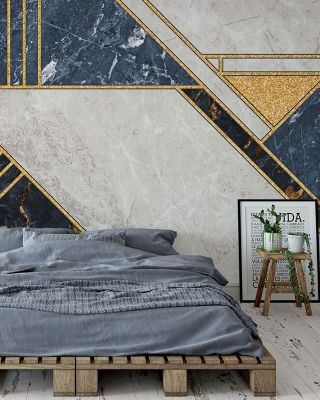 Dunand Stone Textured Rustic Wallpaper