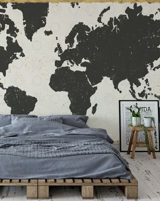 Kami Map I Artistic Cartography Wallpaper