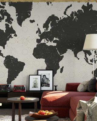 Kami Map I Artistic Cartography Wallpaper