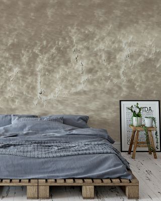Khaki Shimmer Elegant Metallic Wallpaper