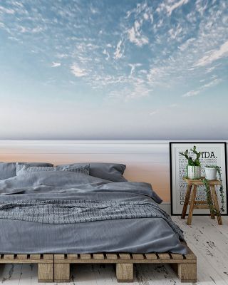 Ocean Horizon Tranquil Seascape Wallpaper