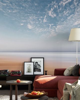 Ocean Horizon Tranquil Seascape Wallpaper