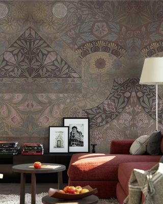Ornament Hall Classic Decorative Wallpaper