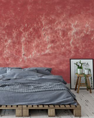 Ruby Shimmer Luxurious Metallic Wallpaper