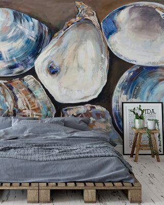 Shucks Playful Nautical Wallpaper
