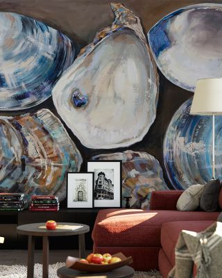 Shucks Playful Nautical Wallpaper