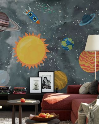 Space Awaits Galactic Adventure Wallpaper