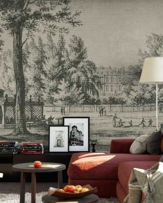 Vintage Paris Postcard Nostalgic Parisian Wallpaper