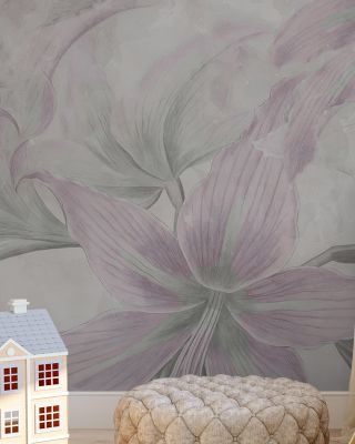 Amarantus Dream Serene Floral Wallpaper