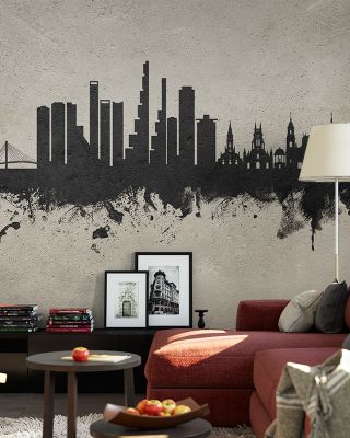 Bogotá Colombia Skyline Concrete Wallpaper
