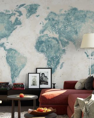 Explore the World I Light Map Wallpaper
