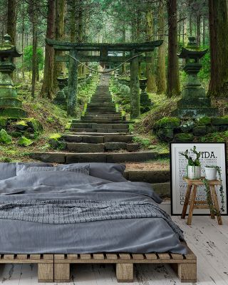 Kamishikimi Kumano-imasu Shrine Scenic Wallpaper