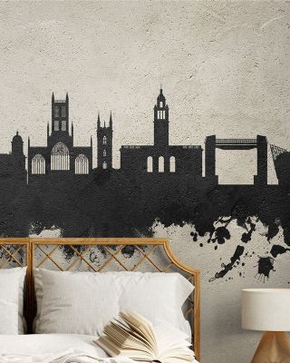 Kingston upon Hull England Skyline Concrete Wallpaper