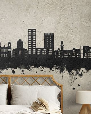 Kingston upon Thames England Skyline Concrete Wallpaper