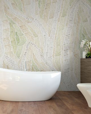Light Green Study Abstract Wallpaper