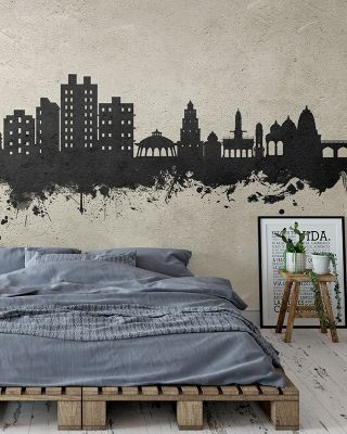 Nashik India Skyline Concrete Wallpaper