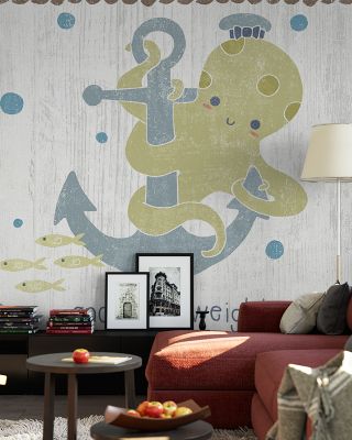 Nautical Friends Anchors of Fun Wallpaper