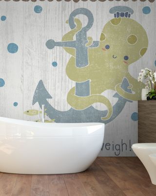 Nautical Friends Anchors of Fun Wallpaper