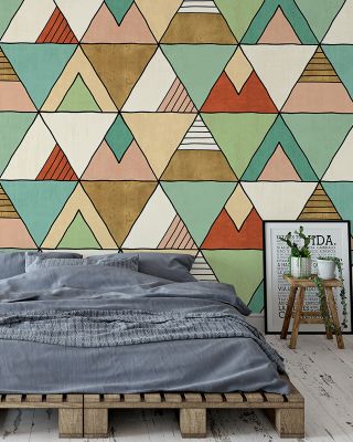 Southwest Geo X Abstract Wallpaper