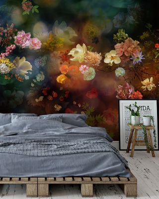 Spring Magic Floral Wallpaper
