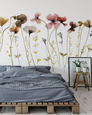 Sweet Spring Floral Wallpaper