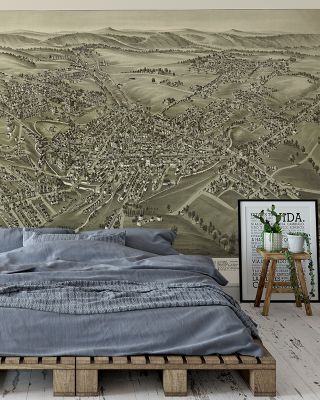 Uniontown 1897 Historical Wallpaper