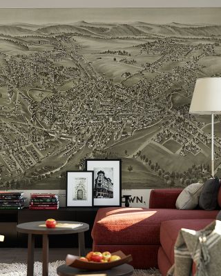 Uniontown 1897 Historical Wallpaper