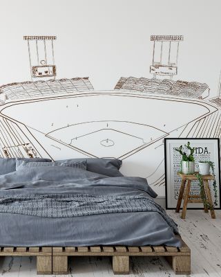 Innings Sporty Baseball Wallpaper