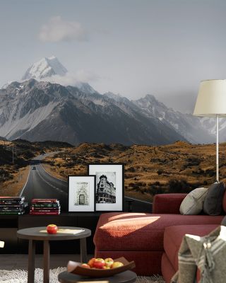 Roadtrip View Scenic Adventure Wallpaper