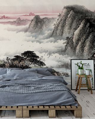 Shan Shui Traditional Chinese Landscape Wallpaper