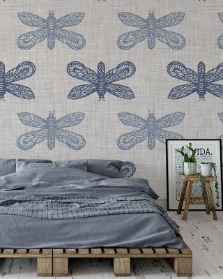 Summer Buzz Energetic Floral Wallpaper