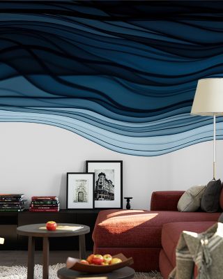 Viscosity Abstract Fluid Art Wallpaper